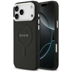 Citas preces Guess  Guess Classic Logo MagSafe Case for iPhone 17 Pro Max - Black 