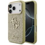 Muud kaubad Guess  Guess Fixed Glitter Big 4G Metal Frame case for iPhone 17 Pro - gold 