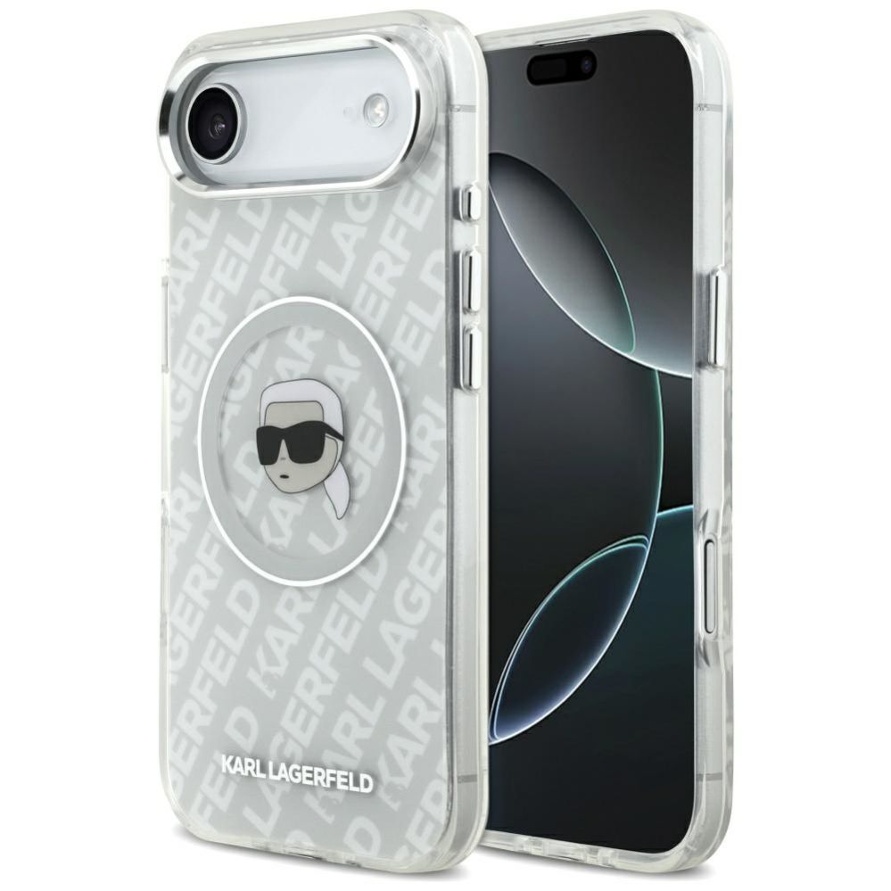 Kitos prekės Karl Lagerfeld Karl Lagerfeld IML Karl Head Logo MagSafe iPhone Air Case - Gray