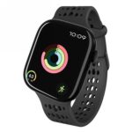 Citas preces Decoded  Decoded Silicone Ares O Band for Apple Watch 40/41/42 mm - Black 