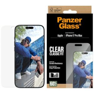 Kitos prekės Panzer Glass  PanzerGlass Classic Fit EasyAligner Tempered Glass for iPhone 17 Pro Max 