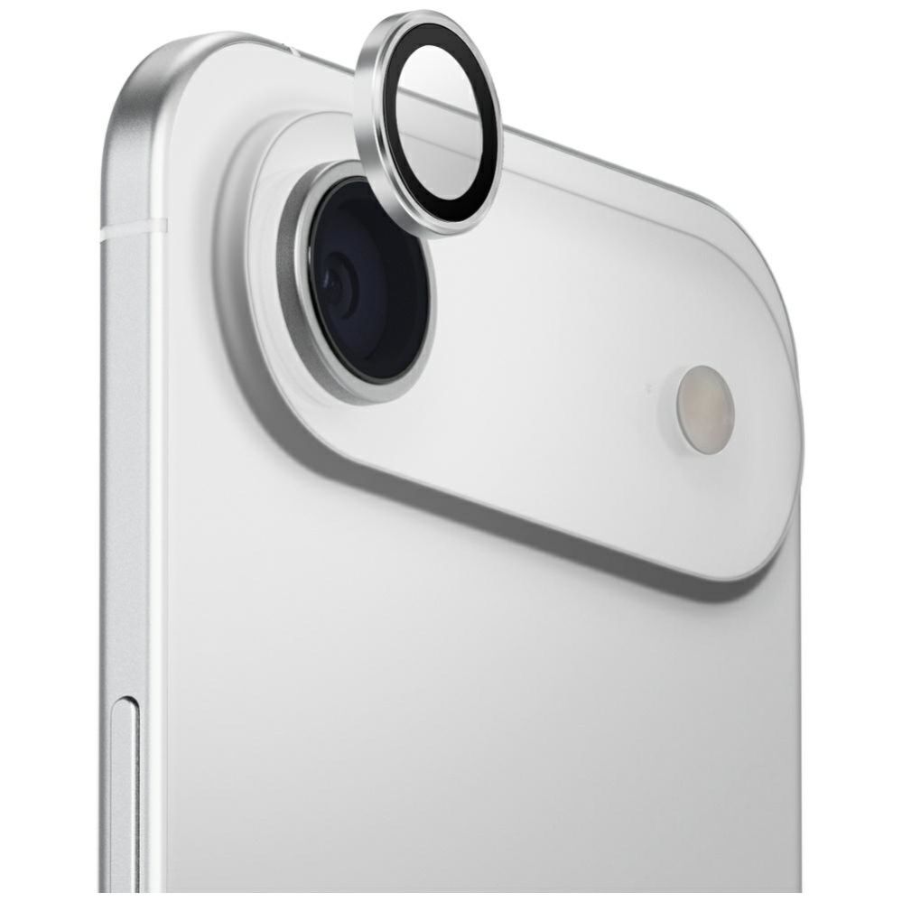 Muud kaubad UNIQ Uniq Optix Aluminum Camera Lens Protector for iPhone Air with Applicator - Silver