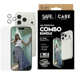 Другие товары Panzer Glass  CARE by PanzerGlass Fashionable Combo 3in1 Case + Glass + Lens for iPhone 17 Pro 