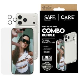 Другие товары Panzer Glass  CARE by PanzerGlass Fashionable Combo 3in1 Case + Glass + Lens for iPhone 17 Pro Max 