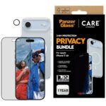 Kitos prekės Panzer Glass  CARE by PanzerGlass Flagship Privacy 3-in-1 Case + Privacy Glass + Lens for iPhone Air 