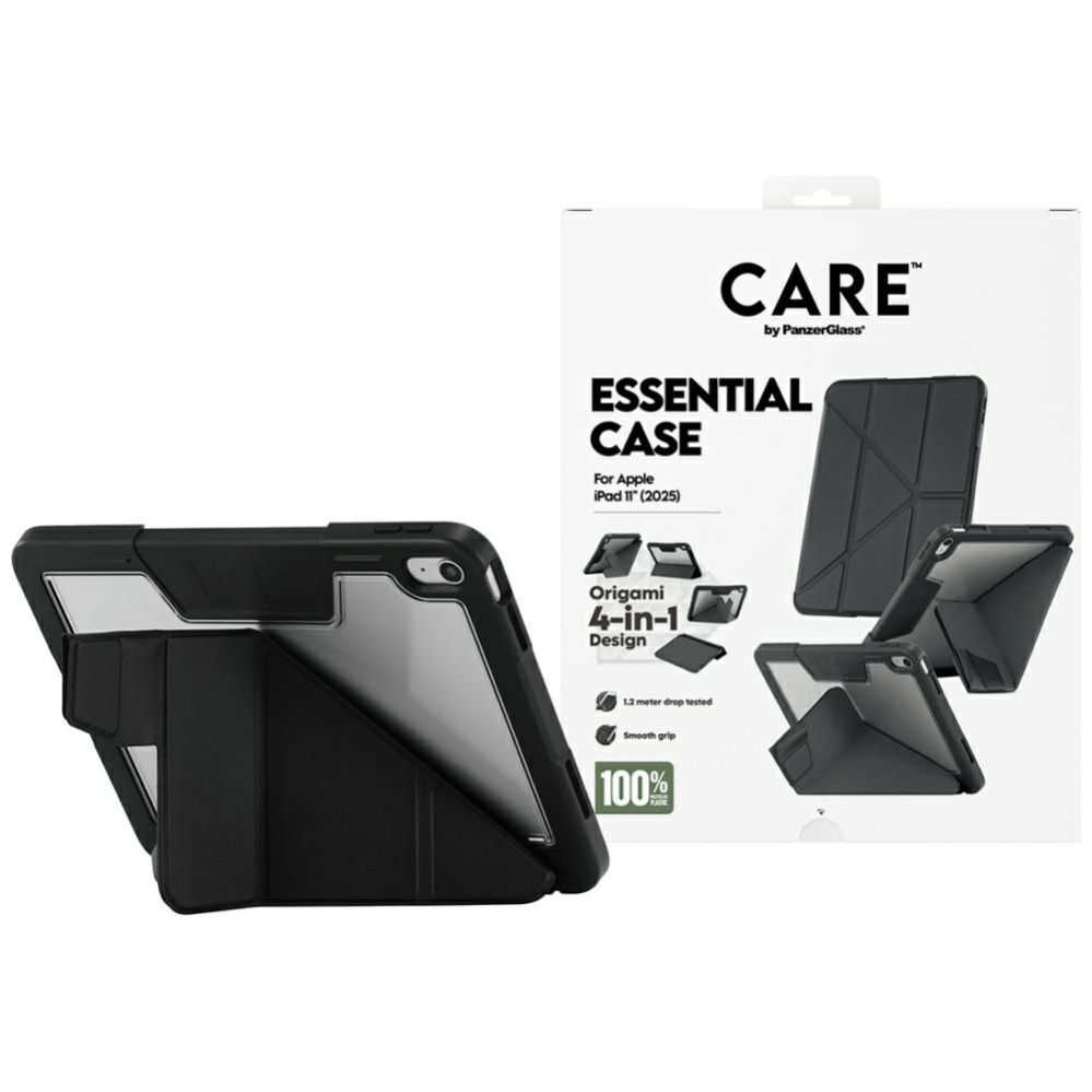 Kitos prekės Panzer Glass Care by PanzerGlass Y fold case for iPad 11" 2025 (11th gen.) - black