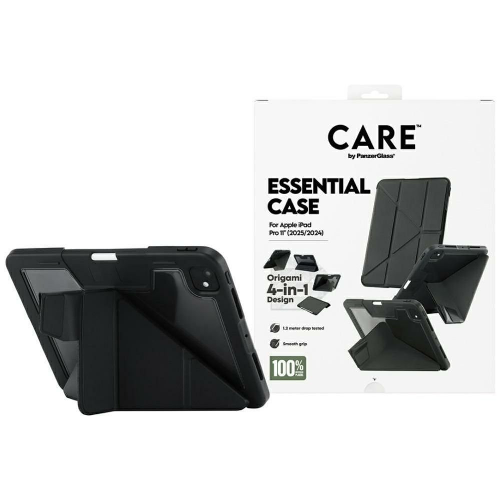 Kitos prekės Panzer Glass Care by PanzerGlass Y fold case for iPad Pro 11" 2025 / 2024 - black