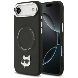 Kitos prekės Karl Lagerfeld  Karl Lagerfeld Choupette Pin MagSafe Case for iPhone Air Black 