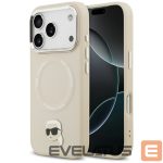 Muud kaubad Karl Lagerfeld  Karl Lagerfeld Karl Pin MagSafe Case for iPhone 17 Pro Max - Beige 