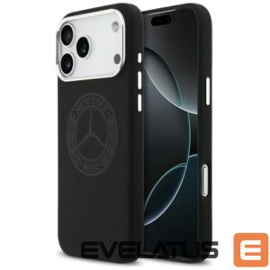 Citas preces Mercedes-Benz  Mercedes Silicone Vintage Logo MagSafe Case for iPhone 17 Pro Max - Black 