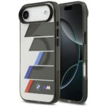 Citas preces BMW  BMW M IML Metal Buttons Tricolor Lines MagSafe Case for iPhone Air - Gray 