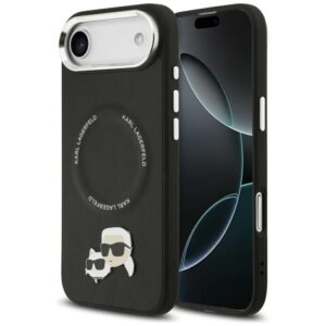 Kitos prekės Karl Lagerfeld  Karl Lagerfeld Karl & Choupette Pins MagSafe Case for iPhone Air - Black 