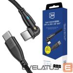 Other goods 3MK  3mk Hyper Cable 3mk Hyper Cable N-SERIES USB-C / USB-C 2m 20V/3A 60W / black 