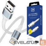Muud kaubad 3MK  3mk 3mk Cable 3mk Hyper Cable N-SERIES USB-A / Lightning 2m 5V/2.4A 12W / white 