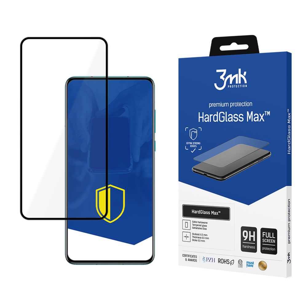 Muud kaubad 3MK Reinforced Tempered Glass 3mk HardGlass Max Black for Huawei P40 Pro + 5G