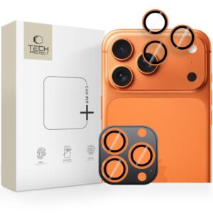 Other goods Tech-Protect  Tech-Protect Camring Fit+ Camera Cover for iPhone 14 Pro / Max / 15 Pro / Max / 16 Pro / Max / 17 Pro / Max - Orange 