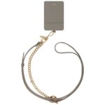 Citas preces UNIQ  Uniq Coehl Caryne 3-in-1 Phone Lanyard with Card Wallet - Gray 