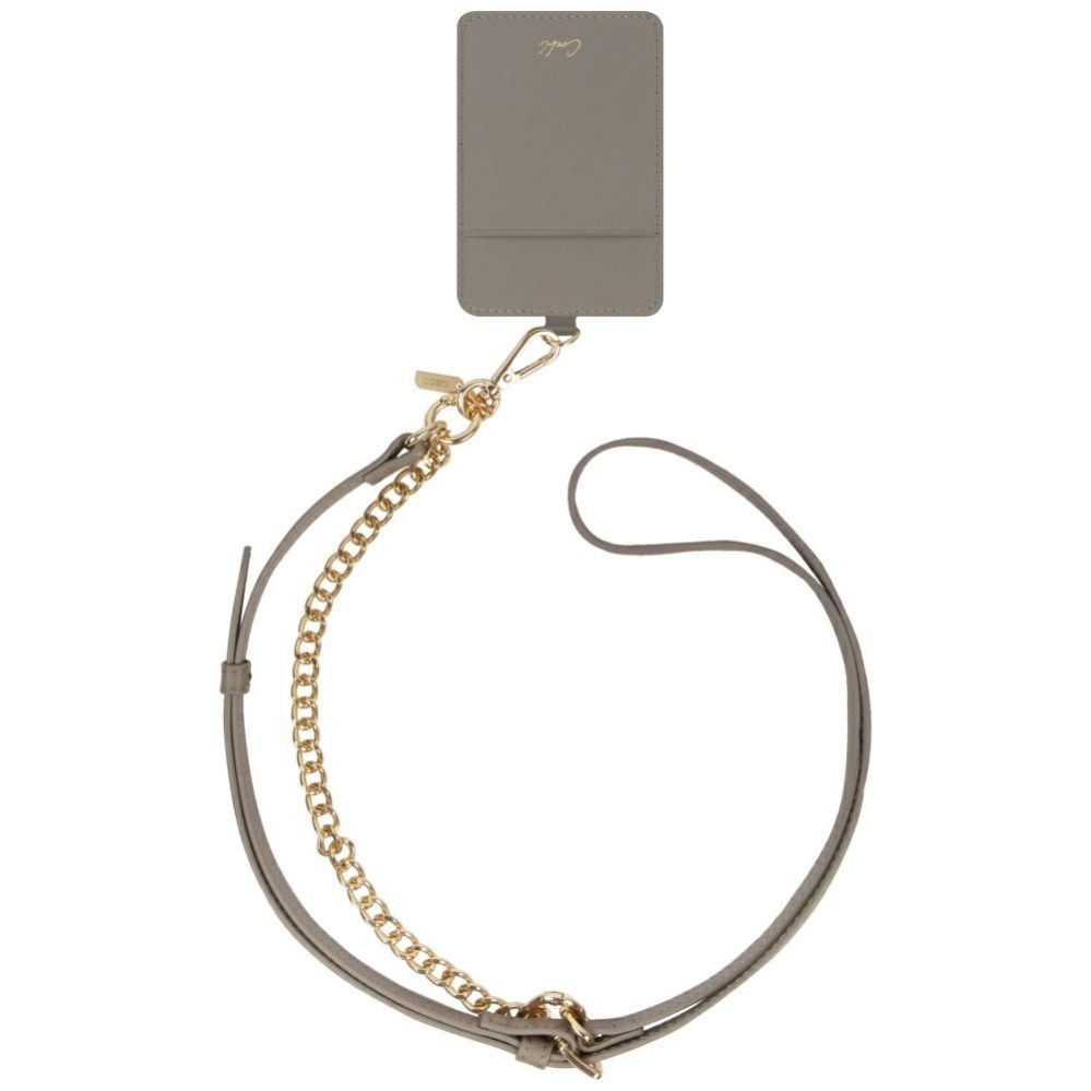 Citas preces UNIQ Uniq Coehl Caryne 3-in-1 Phone Lanyard with Card Wallet - Gray