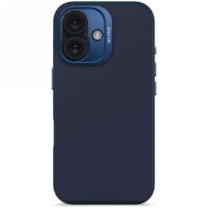Другие товары Decoded  Decoded AntiMicrobial Silicone Backcover Case with MagSafe for iPhone 16 - Navy Blue 