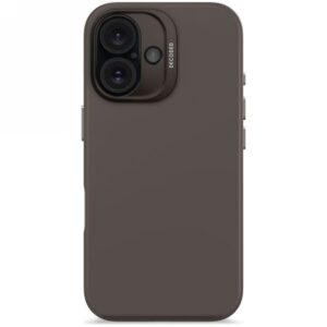 Другие товары Decoded  Decoded AntiMicrobial Silicone Backcover with MagSafe for iPhone 16 - Dark Brown 