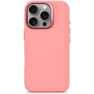 Other goods Decoded  Decoded AntiMicrobial Silicone Stacks Backcover with MagSafe for iPhone 16 Pro - Pink 