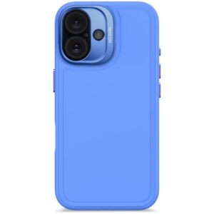 Other goods Decoded  Decoded AntiMicrobial Silicone Stacks Backcover Case with MagSafe for iPhone 16 - Blue 