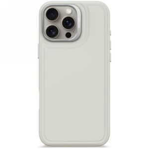 Other goods Decoded  Decoded AntiMicrobial Silicone Stacks Backcover Case with MagSafe for iPhone 16 Pro Max - Gray 