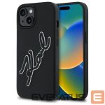 Other goods Karl Lagerfeld  Karl Lagerfeld 3D Rubber Signature iPhone 15 Case - Black 