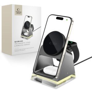 Other goods Tech-Protect  Tech-Protect QI15W-A43 3in1 Wireless Charger with MagSafe for Apple Devices - Black 
