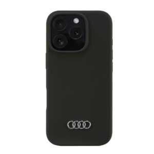 Другие товары Audi  Audi Silicone Case iPhone 16 Pro 6.3" black/black hardcase AU-LSRIP16P-Q3/D1-BK 