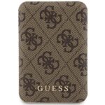 Citas preces Guess  Guess Powerbank inductive 15W GUPB5FP4EMGW 5000mAh brown/brown 4G Leather Metal Logo MagSafe 