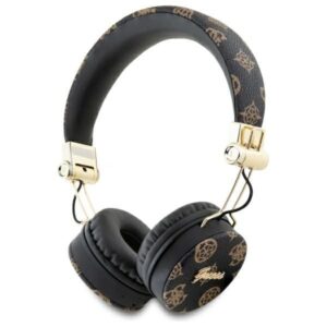 Citas preces Guess  Guess Bluetooth ENC GUBH70EPOSMK on-ear headphones black/black Peony Script Round Shape 