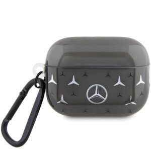 Kitos prekės Mercedes-Benz  Mercedes MEAP28DPMGS AirPods Pro 2 (2022/2023) cover black Large Star Pattern 