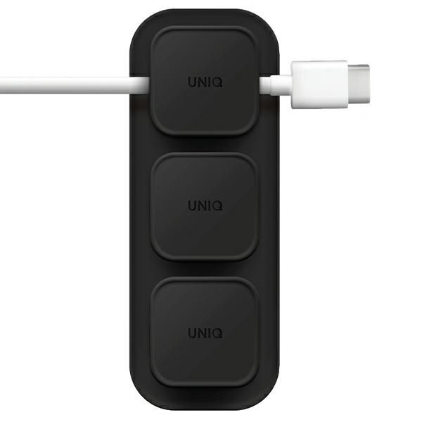 Muud kaubad UNIQ Uniq Pod Mag magnetic cable organizer + base dark gray/charcoal dark gray