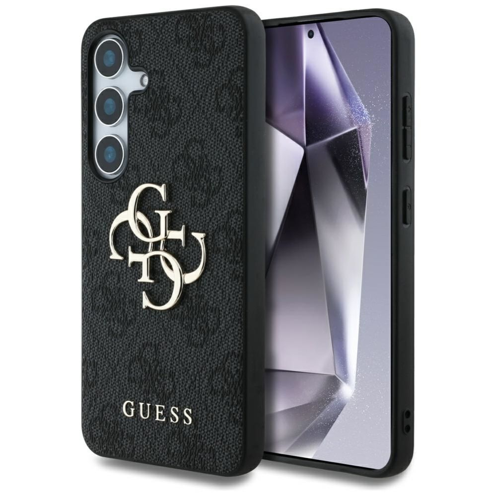 Citas preces Guess Guess Big 4G Logo Classic Logo Case for Samsung Galaxy S25 Black