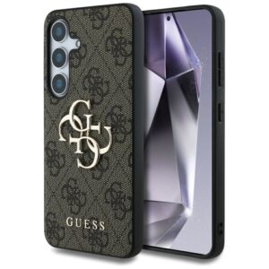Citas preces Guess  Guess Big 4G Logo Classic Logo Case for Samsung Galaxy S25 Plus Brown 
