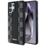 Другие товары DKNY  DKNY Leather Checkered Pattern MagSafe Case for Samsung Galaxy S25 Ultra Black 