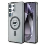 Kitos prekės Karl Lagerfeld  Karl Lagerfeld Button Choupette Head Printed Logo MagSafe Samsung Galaxy S25 Ultra case black 