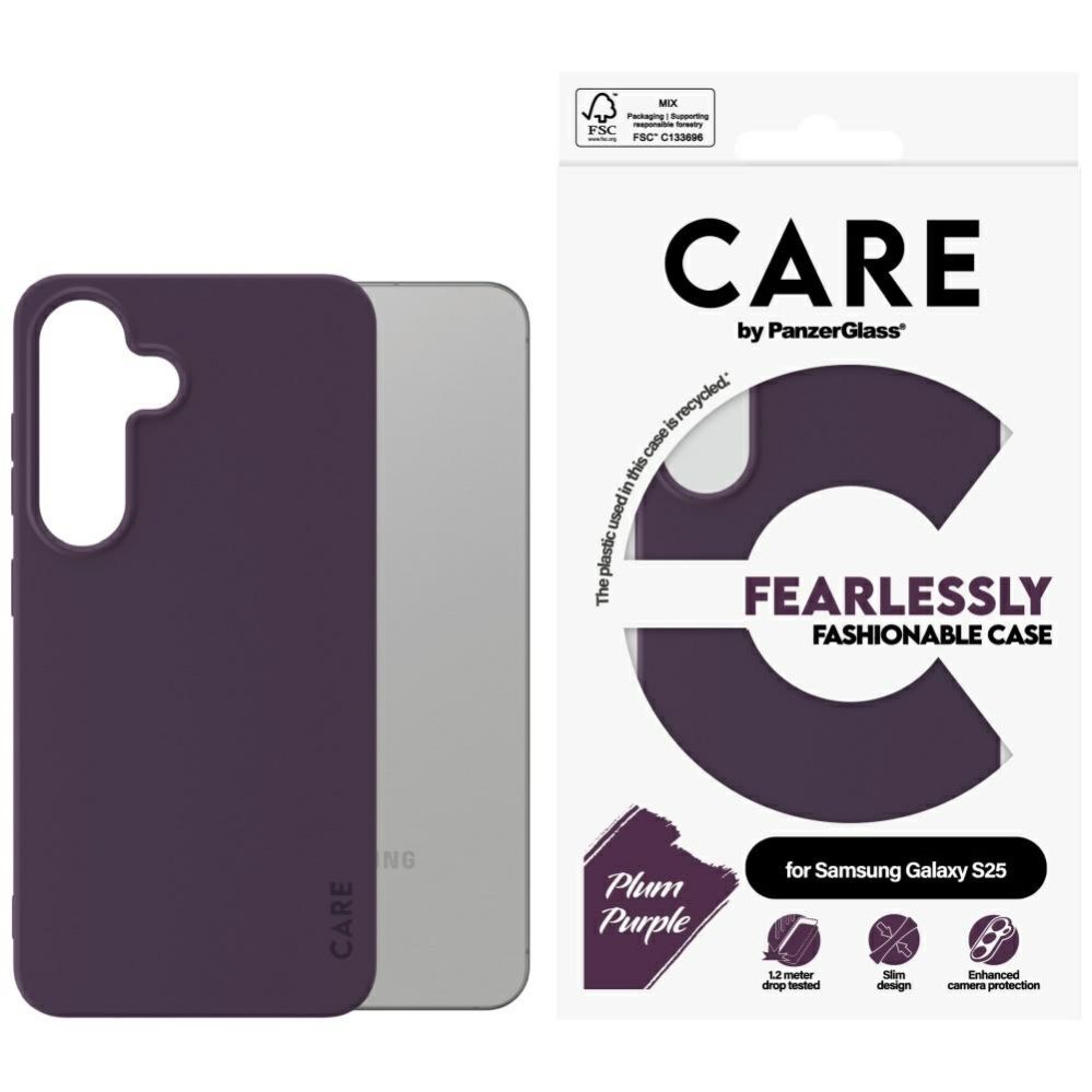 Другие товары Panzer Glass CARE by PanzerGlass Fashion Case for Samsung Galaxy S25 - Purple