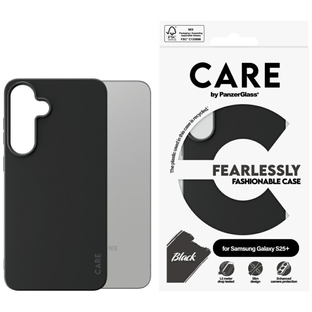 Kitos prekės Panzer Glass CARE by PanzerGlass Fashion Case for Samsung Galaxy S25+ - Black