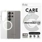 Другие товары Panzer Glass  CARE by PanzerGlass Flagship Urban Combat White QI Case for Samsung Galaxy S25 Ultra - Transparent 