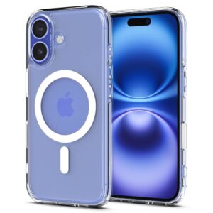 Citas preces Spigen  Spigen Ultra Hybrid "T" MagSafe iPhone 16 Case - White 