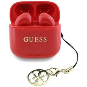 Citas preces Guess  Guess Glossy Effect Printed Classic Logo & Charm TWS headphones - red 