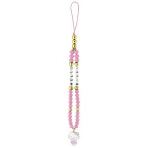 Другие товары Hello Kitty  Hello Kitty Pearls and Beads Kitty Charm Phone Charm - Pink 