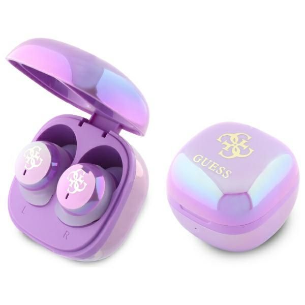Muud kaubad Guess Guess 4G Printed Logo Bluetooth TWS Headphones + Docking Station - Purple