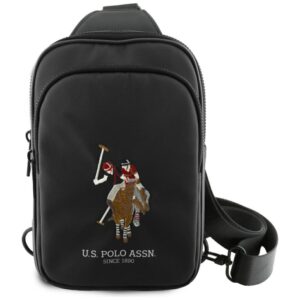 Kitos prekės U.S. Polo PU  US Polo Petit Pique Crossbody Phone Bag Black 