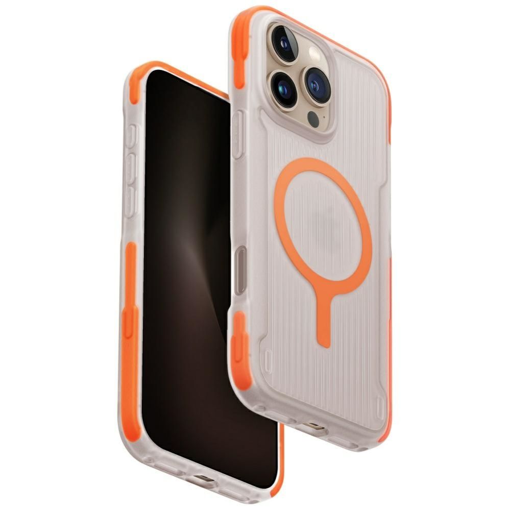 Citas preces UNIQ Uniq Combat Active Magclick Charging Case for iPhone 16 Pro Max - Orange