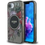 Другие товары Guess  Guess IML Flowers MagSafe iPhone 16e Case - Black 