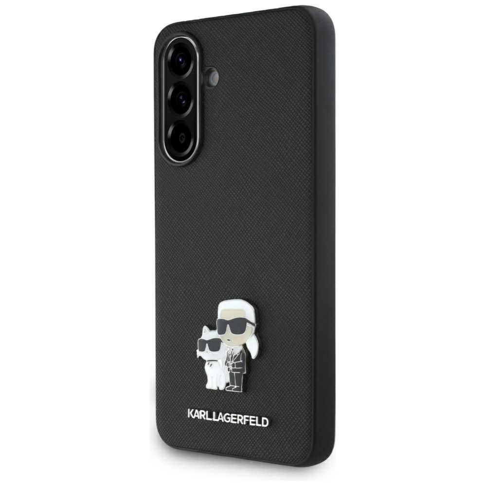 Kitos prekės Karl Lagerfeld Karl Lagerfeld Saffiano Case w/ K&C Metal Logo for Samsung Galaxy A56 - Black
