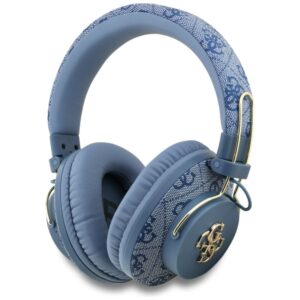 Citas preces Guess  Guess ENC Metal 4G Logo Over-Ear Headphones - Blue 